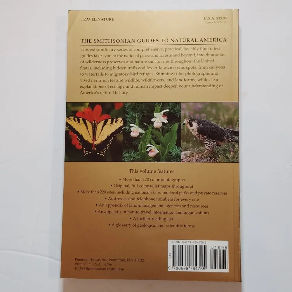 Smithsonian Guides Natural America Southern New England MA CT RI - LN 1996
